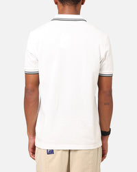 Fred Perry Twin Tipped Polo Shirt Snow