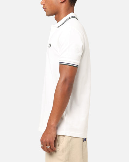 Fred Perry Twin Tipped Polo Shirt Snow