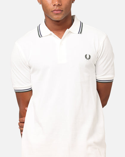 Fred Perry Twin Tipped Polo Shirt Snow