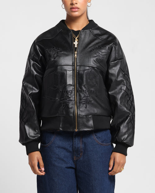 Loiter Tokyo Drift Vegan Leather Jacket Black