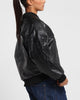 Loiter Tokyo Drift Vegan Leather Jacket Black