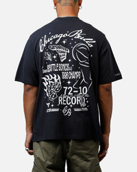 Mitchell & Ness Chicago Bulls Roll The Dice T-Shirt Overdyed Black