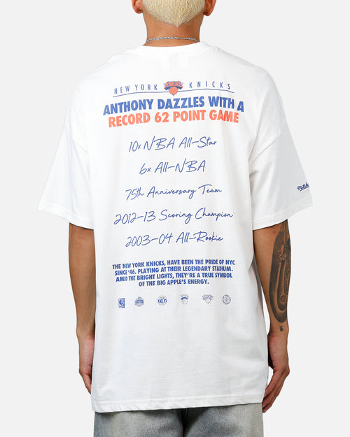 Mitchell & Ness New York Knicks Carmelo Anthony Got Better T-Shirt Vintage White