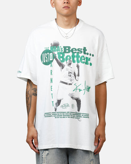 Mitchell & Ness Boston Celtics Kevin Garnett Got Better T-Shirt Vintage White
