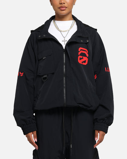 The Anti Order Faction Technical Windbreaker Jacket Black/Red