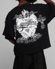 Loiter Hearts T-Shirt Black