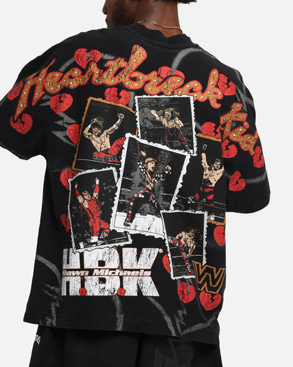 Culture Kings X WWE Shawn Michaels All Over Print T-Shirt Black