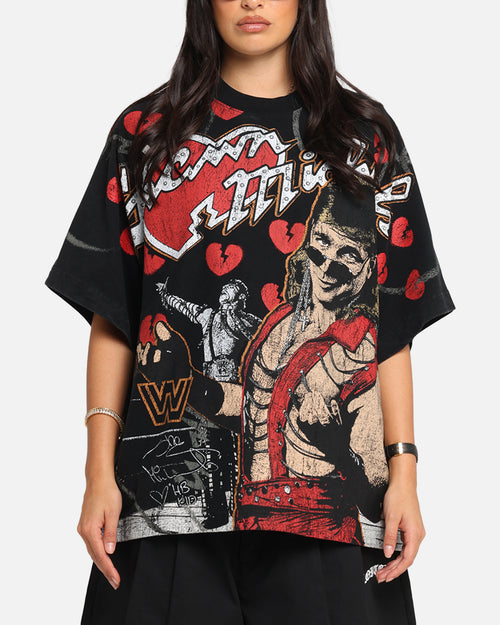 Culture Kings X WWE Shawn Michaels All Over Print T-Shirt Black