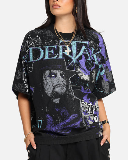 Culture Kings X WWE Undertaker All Over Print T-Shirt Black