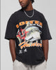 Loiter Big Game T-Shirt Black Acidwash