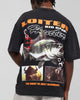 Loiter Big Game T-Shirt Black Acidwash
