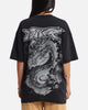 Loiter Draco Born T-Shirt Black Acidwash