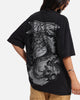 Loiter Draco Born T-Shirt Black Acidwash