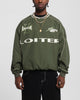 Loiter Racer Nylon Jersey Crewneck Dark Green