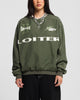 Loiter Racer Nylon Jersey Crewneck Dark Green