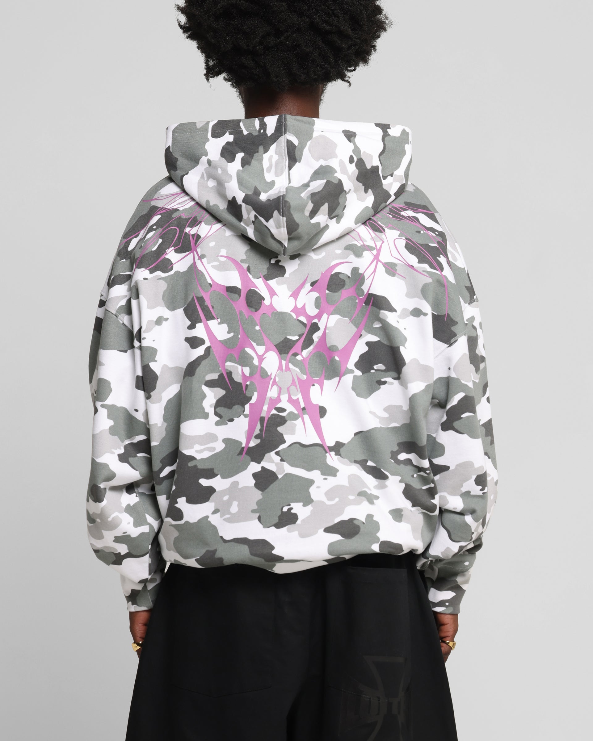 Loiter Draco Hoodie Snow Camo Culture Kings