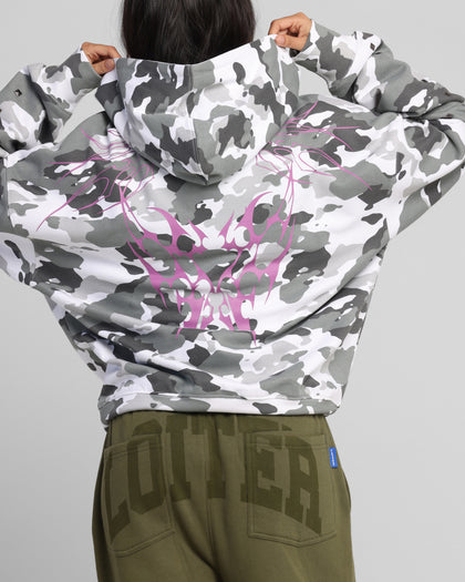 Loiter Draco Hoodie Snow Camo