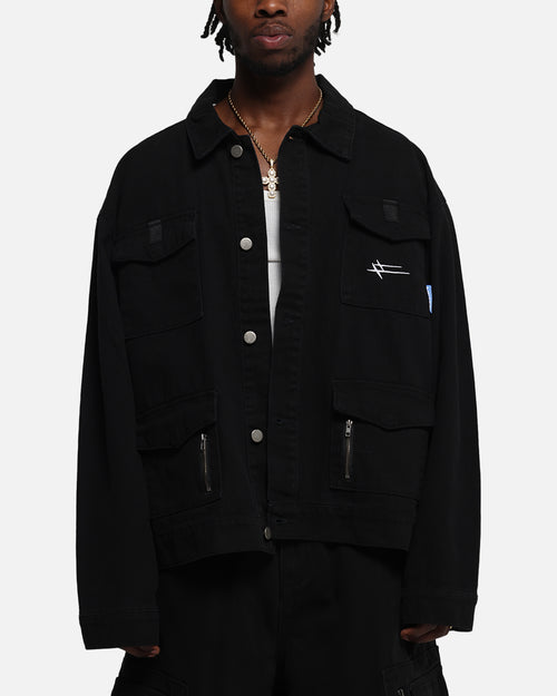 Loiter Combat Utility Jacket Washed Black