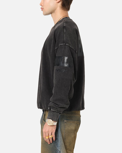 Pro Standard Chicago Bulls 'Wash Vanguard' Fleece Crewneck Washed Black