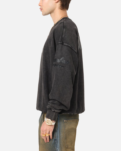 Pro Standard New York Yankees 'Wash Vanguard' Fleece Crewneck Washed Black