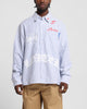 Loiter Chopper Long Sleeve Shirt Blue/White