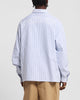 Loiter Chopper Long Sleeve Shirt Blue/White