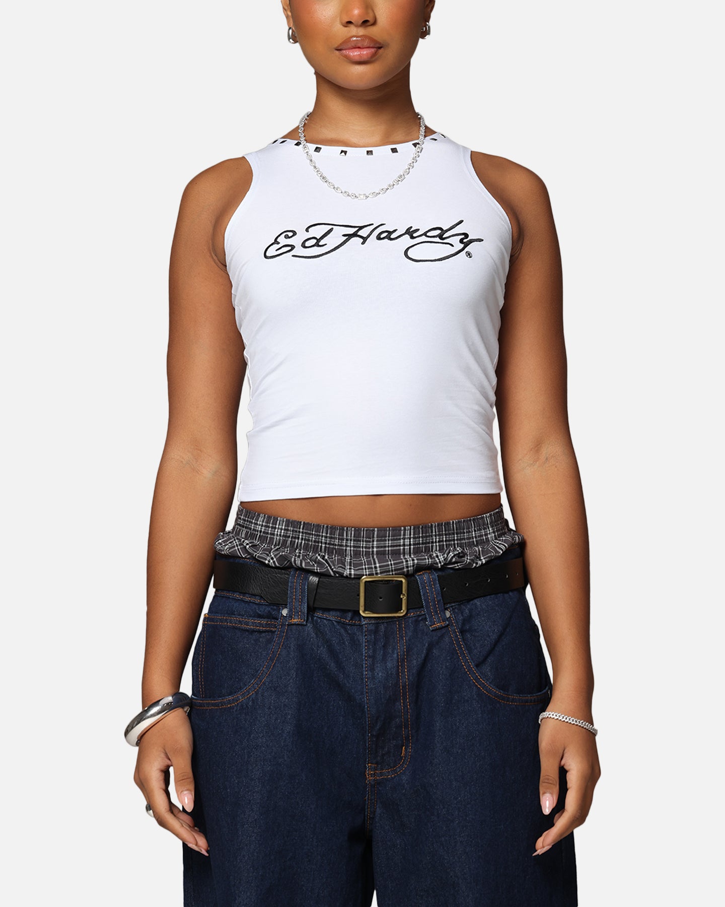 Ed Hardy Women's Electric Tank White | Culture Kings