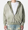 MNML Faded Basic Zip Up Hoodie Washed Olive