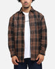 Saint Morta Spray Long Sleeve Flannel Shirt Brown