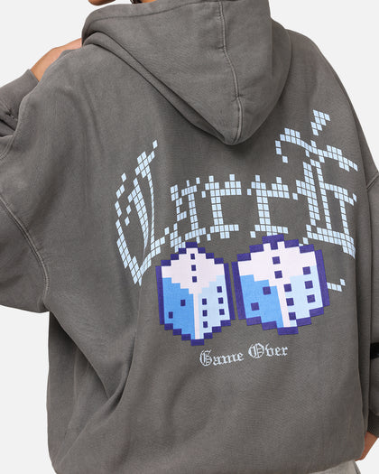 Carre Game Over Hoodie Washed Charcoal