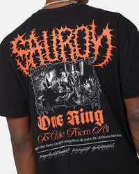 American Thrift X The Lord Of The Rings Sauron Heavy T-Shirt Black