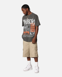 American Thrift X The Lord Of The Rings Sauron Heavy T-Shirt Black Wash