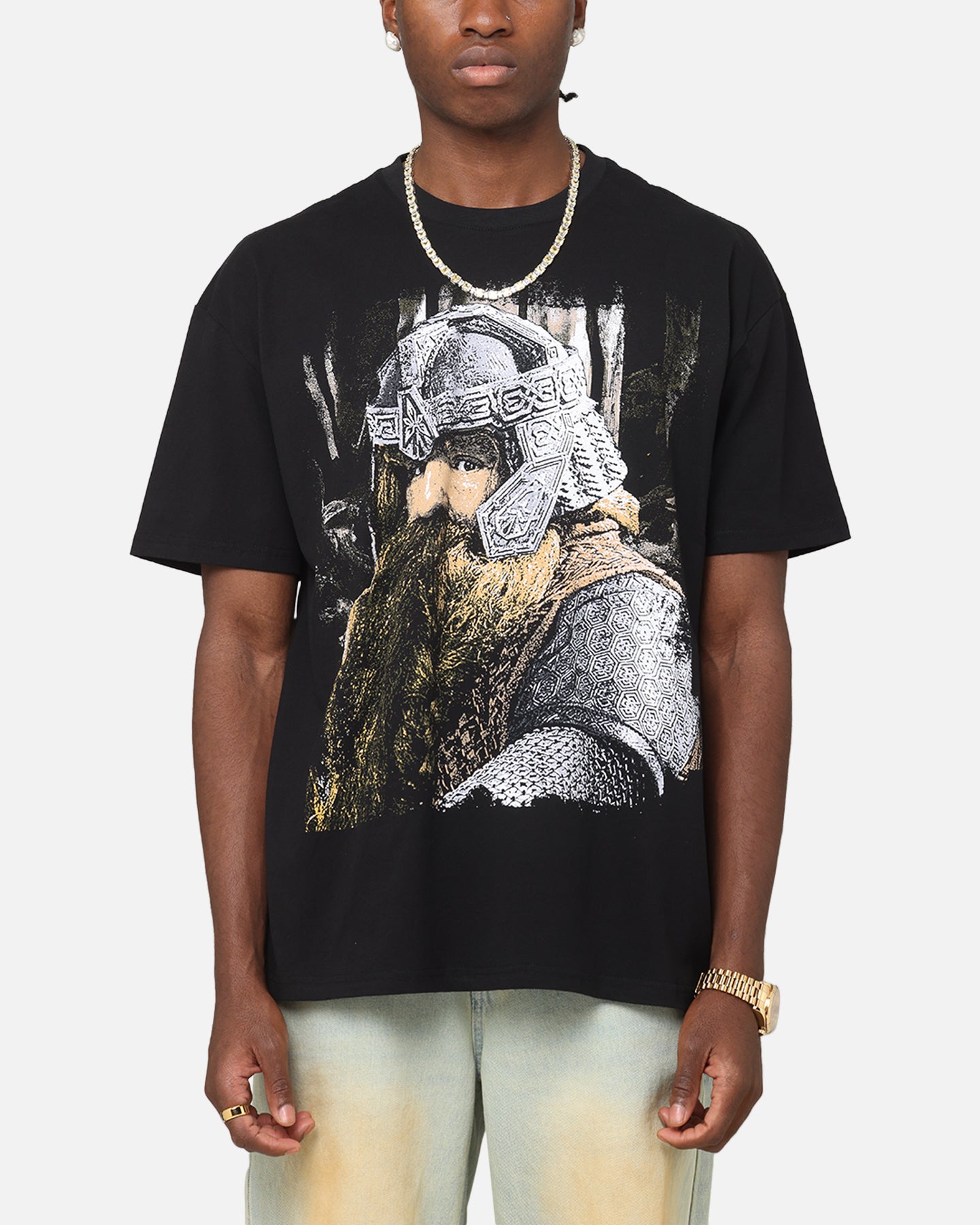 The Lord of the Rings Tシャツ XL American Thrift X The Lord Of The Rings Gimli Heavy T-Shirt Black