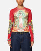 Ed Hardy Women's Divine Long Sleeve T-Shirt Red