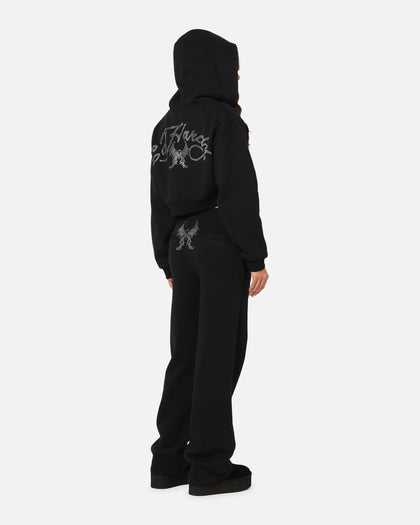Ed Hardy Women's Butterfly Effect Hoodie Black