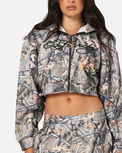Ed Hardy Women's Butterfly Effect Hoodie Real Tree Camo