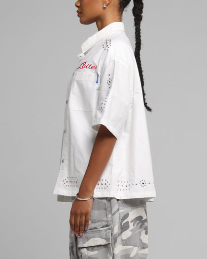 Loiter Western Button Up Shirt Cream