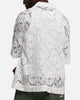 Loiter Lace Button Up Shirt Cream