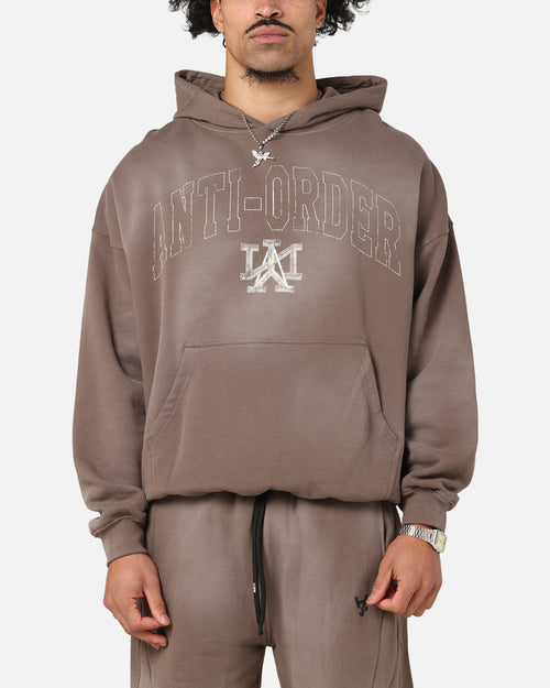 The Anti Order Post Season Boxy Hoodie Sunfade Brown