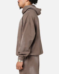 The Anti Order Post Season Boxy Hoodie Sunfade Brown