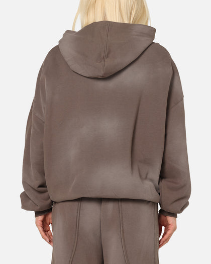 The Anti Order Post Season Boxy Hoodie Sunfade Brown