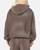 The Anti Order Post Season Boxy Hoodie Sunfade Brown