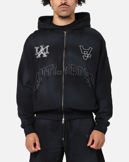 The Anti Order Post Season Zip Hoodie Sunfade Black Culture Kings
