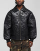 Loiter Fury Vegan Leather Jacket Washed Black