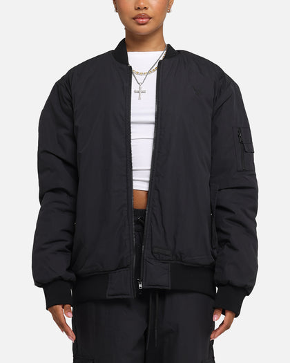 The Anti Order Anti Essential Oversized Bomber Jacket Black