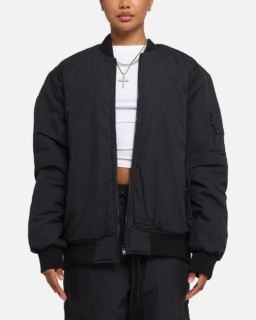 The Anti Order Anti Essential Oversized Bomber Jacket Black