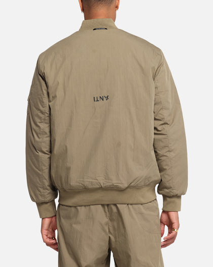 The Anti Order Anti Essential Oversized Bomber Jacket Dark Taupe