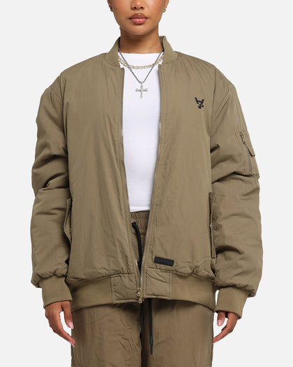 The Anti Order Anti Essential Oversized Bomber Jacket Dark Taupe