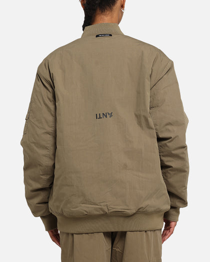 The Anti Order Anti Essential Oversized Bomber Jacket Dark Taupe