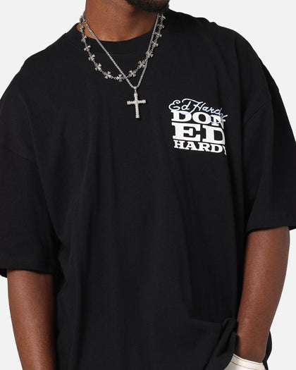 Ed Hardy Death & Bloom T-Shirt Black